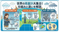 世界の雨量計をのぞいてみよう！